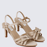 Melissa Comfy Heels In Almond - myballerine