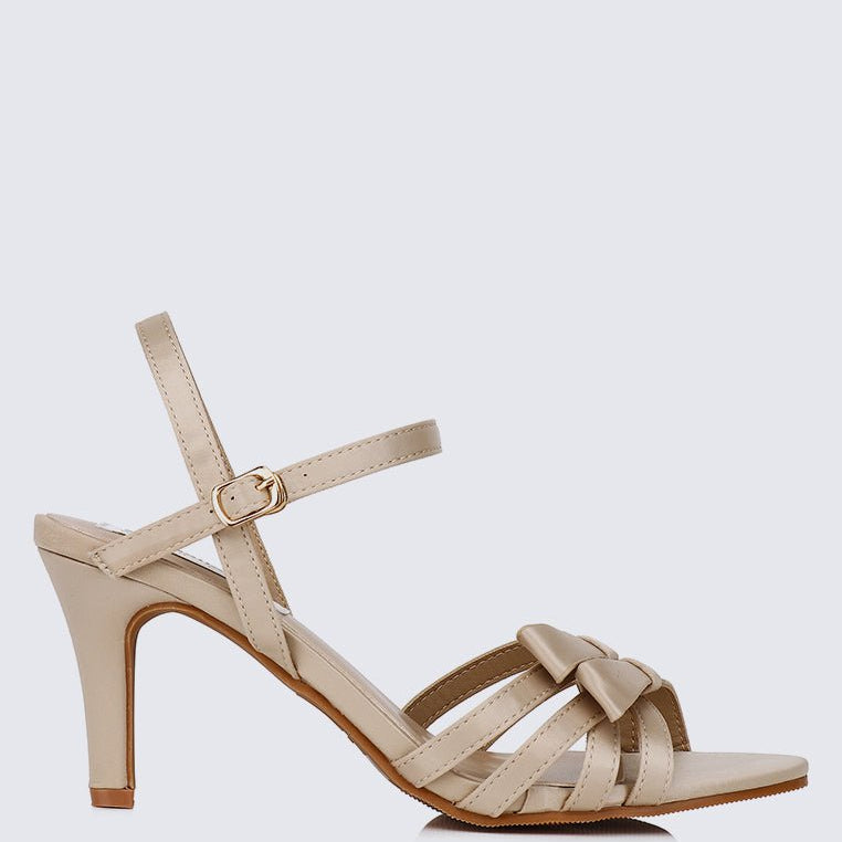 Melissa Comfy Heels In Almond - myballerine