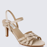 Melissa Comfy Heels In Almond - myballerine