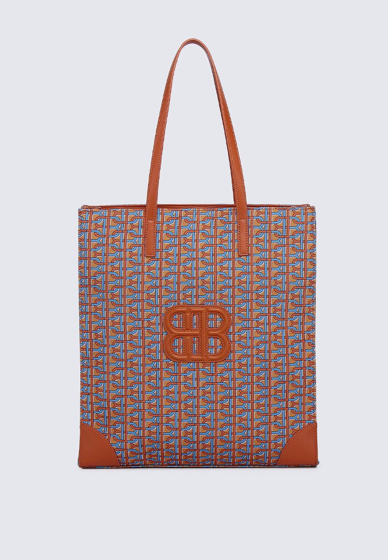 Melitta Printed Tote Bag In ApricotBags - myballerine