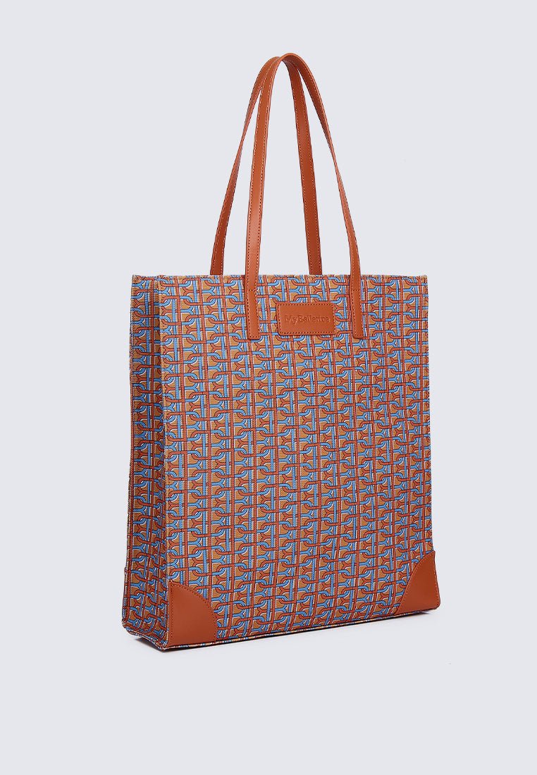 Melitta Printed Tote Bag In ApricotBags - myballerine