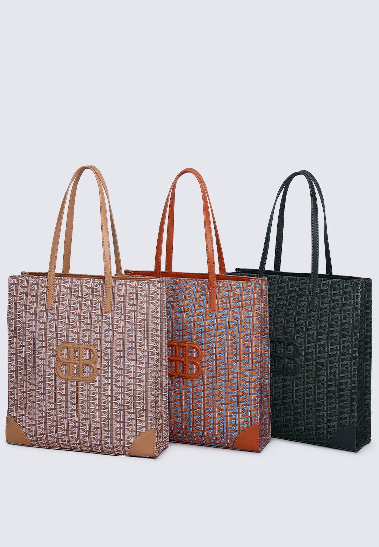 Melitta Printed Tote Bag In ApricotBags - myballerine