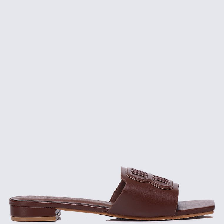Michelle Comfy Sandals In BrownShoes - myballerine