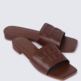 Michelle Comfy Sandals In BrownShoes - myballerine