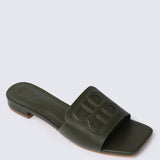 Michelle Comfy Sandals In OliveShoes - myballerine