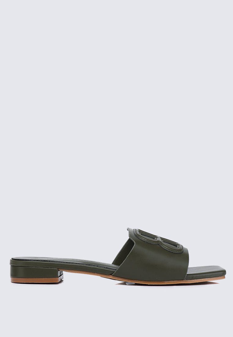 Michelle Comfy Sandals In OliveShoes - myballerine