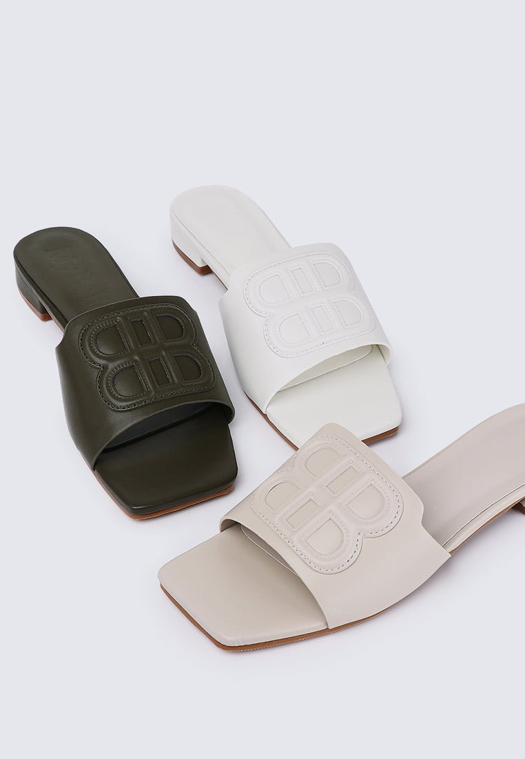 Michelle Comfy Sandals In OliveShoes - myballerine