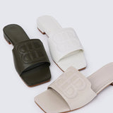 Michelle Comfy Sandals In OliveShoes - myballerine