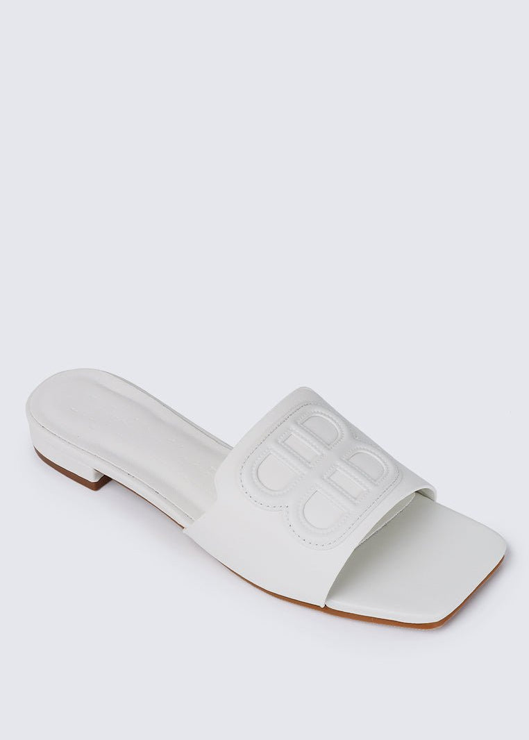 Michelle Comfy Sandals In WhiteShoes - myballerine