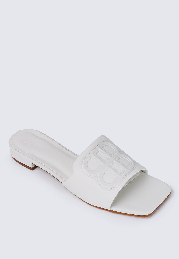 Michelle Comfy Sandals In WhiteShoes - myballerine