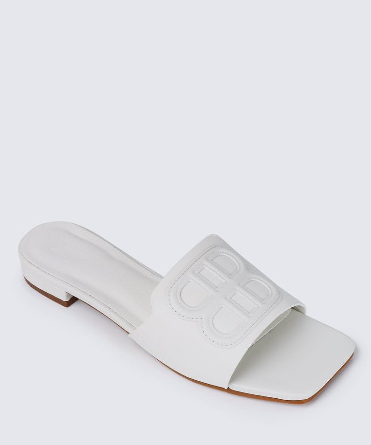 Michelle Comfy Sandals In WhiteShoes - myballerine