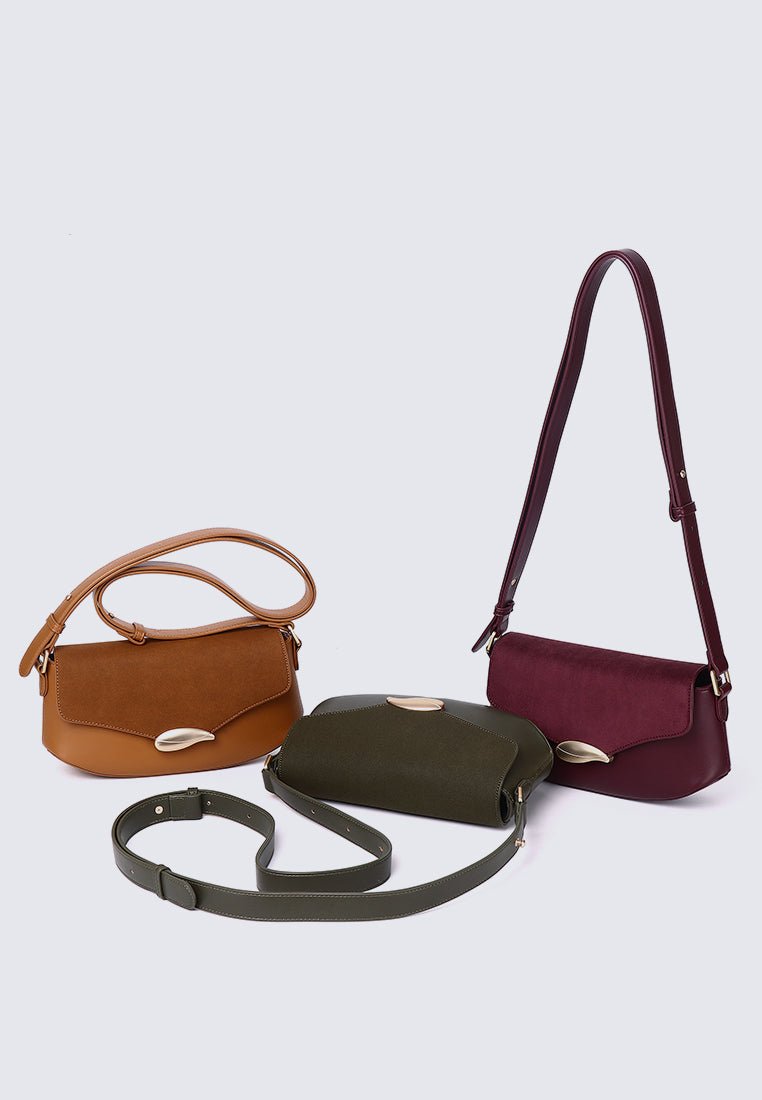 Mimpikita x My Ballerine Nara Shoulder Bag In MaroonBags - myballerine