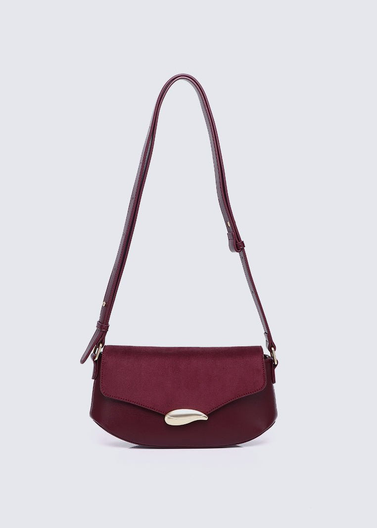 Mimpikita x My Ballerine Nara Shoulder Bag In MaroonBags - myballerine
