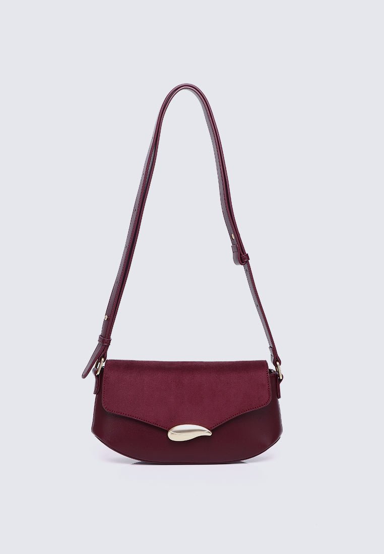 Mimpikita x My Ballerine Nara Shoulder Bag In MaroonBags - myballerine
