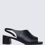 Mimpikita x My Ballerine Urba Comfy Heels In BlackHeels - myballerine