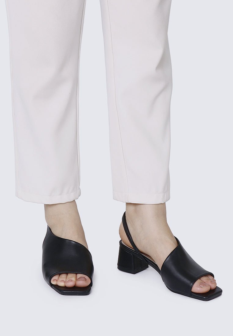 Mimpikita x My Ballerine Urba Comfy Heels In BlackHeels - myballerine