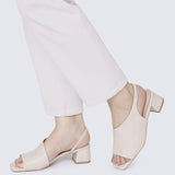Mimpikita x My Ballerine Urba Comfy Heels In NudeHeels - myballerine