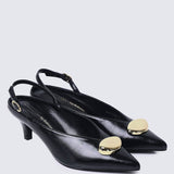 Mimpikita x My Ballerine Verde Comfy Heels In BlackHeels - myballerine