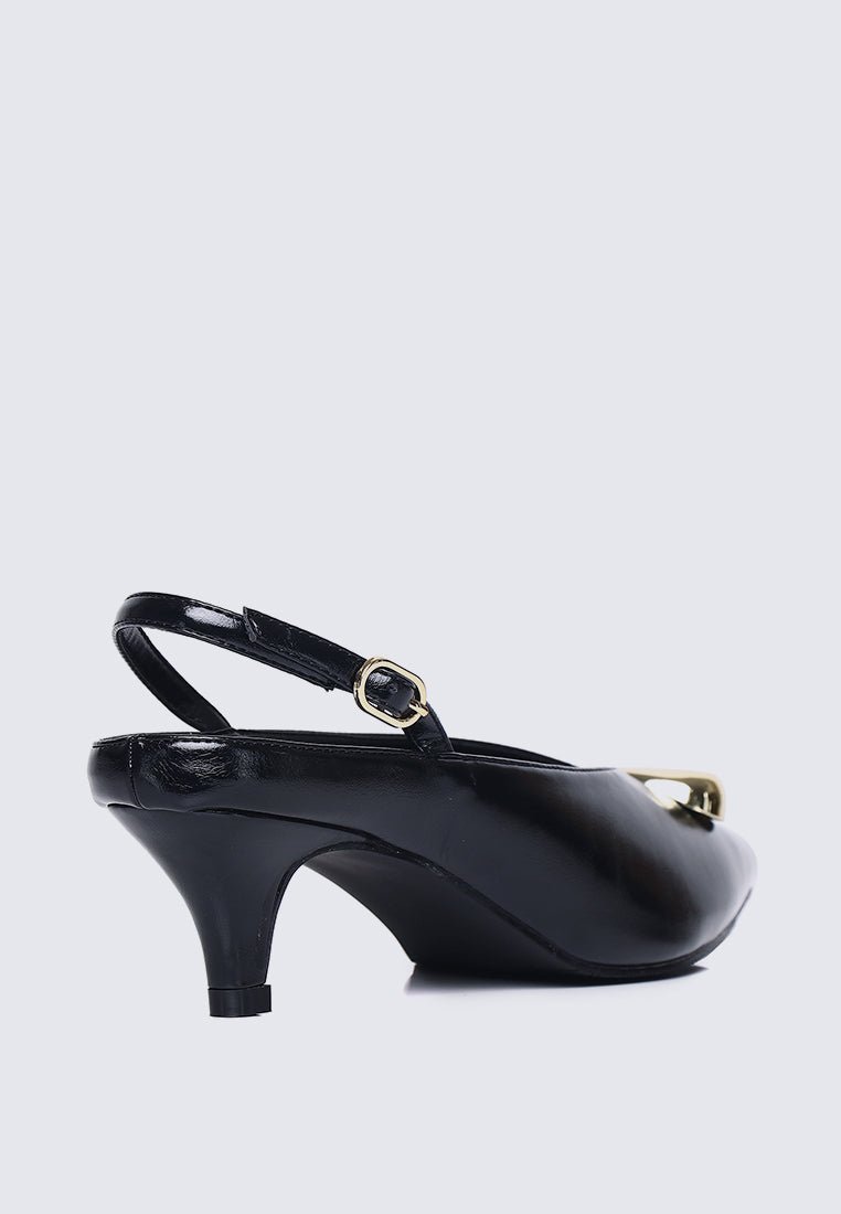 Mimpikita x My Ballerine Verde Comfy Heels In BlackHeels - myballerine