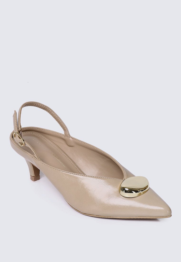 Mimpikita x My Ballerine Verde Comfy Heels In CreamHeels - myballerine