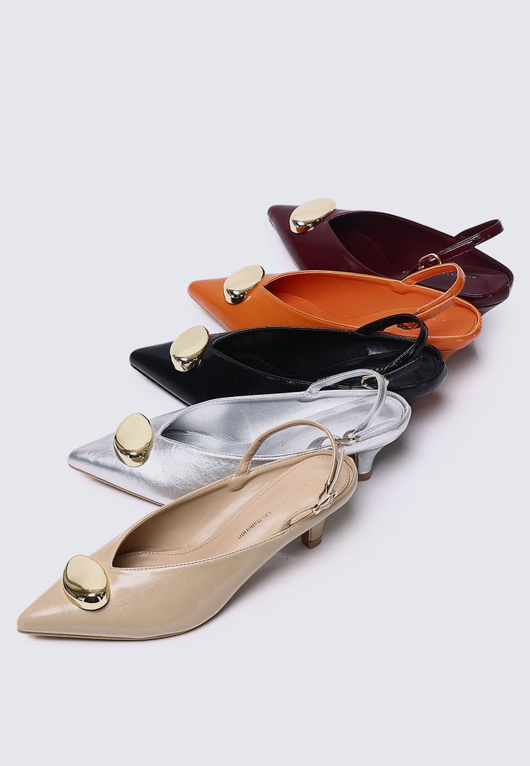 Mimpikita x My Ballerine Verde Comfy Heels In CreamHeels - myballerine