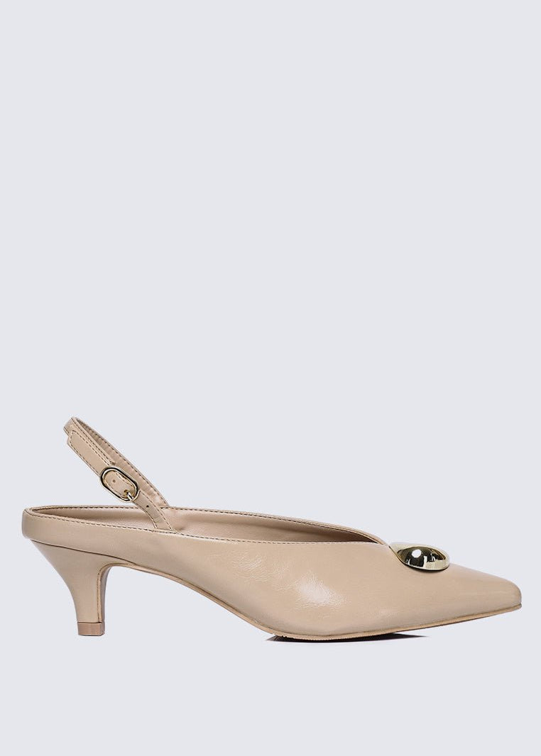 Mimpikita x My Ballerine Verde Comfy Heels In CreamHeels - myballerine