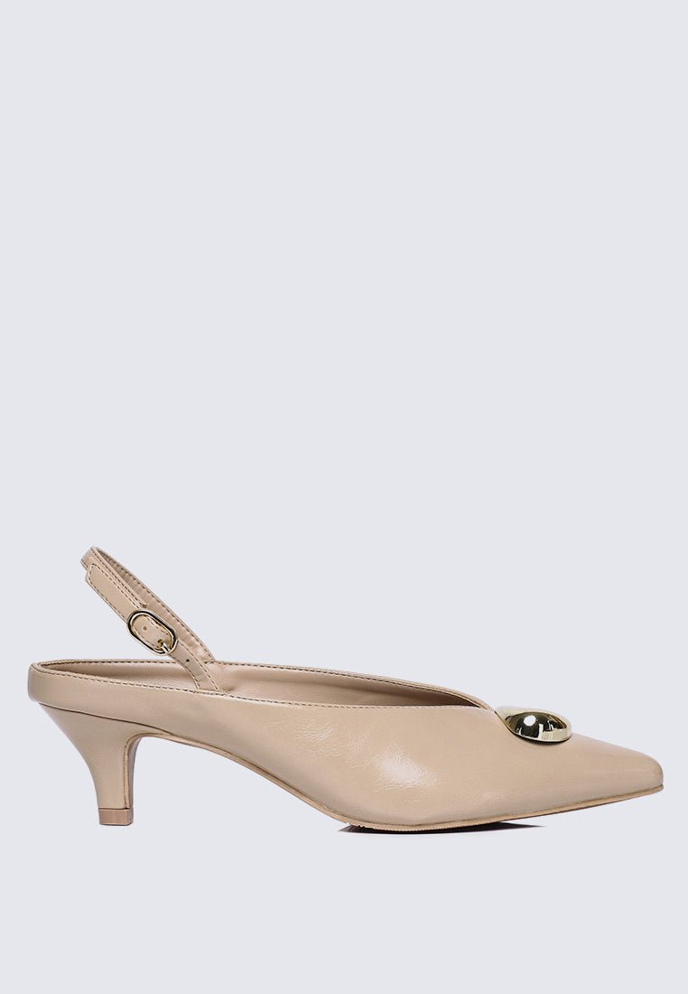 Mimpikita x My Ballerine Verde Comfy Heels In CreamHeels - myballerine