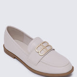 Minetta Comfy Loafers In BeigeLoafers - myballerine