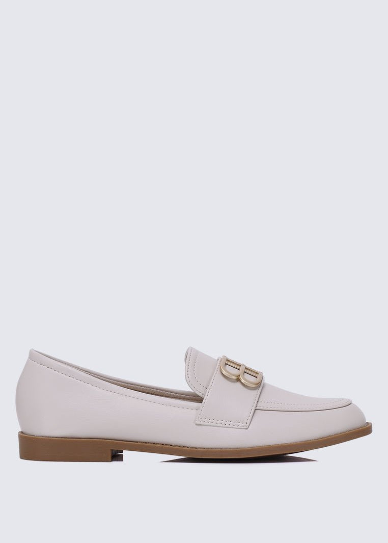 Minetta Comfy Loafers In BeigeShoes - myballerine