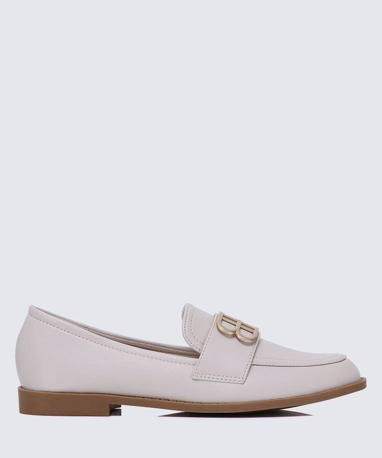 Minetta Comfy Loafers In BeigeShoes - myballerine