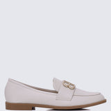 Minetta Comfy Loafers In BeigeShoes - myballerine