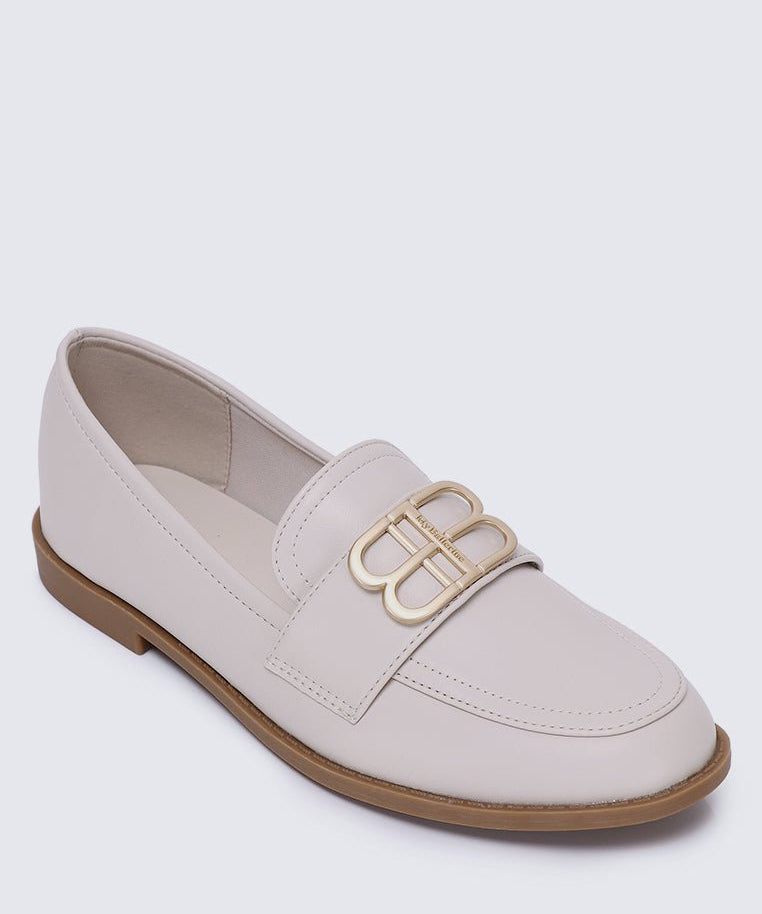 Minetta Comfy Loafers In BeigeShoes - myballerine