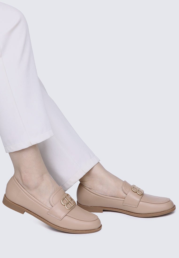 Minetta Comfy Loafers In NudeLoafers - myballerine
