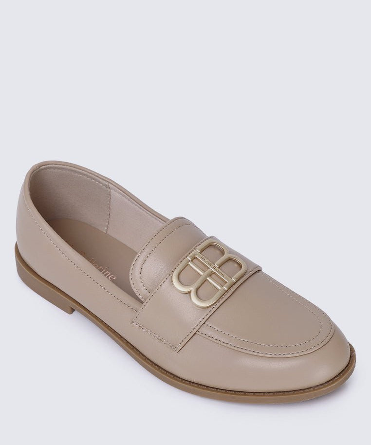 Minetta Comfy Loafers In NudeShoes - myballerine