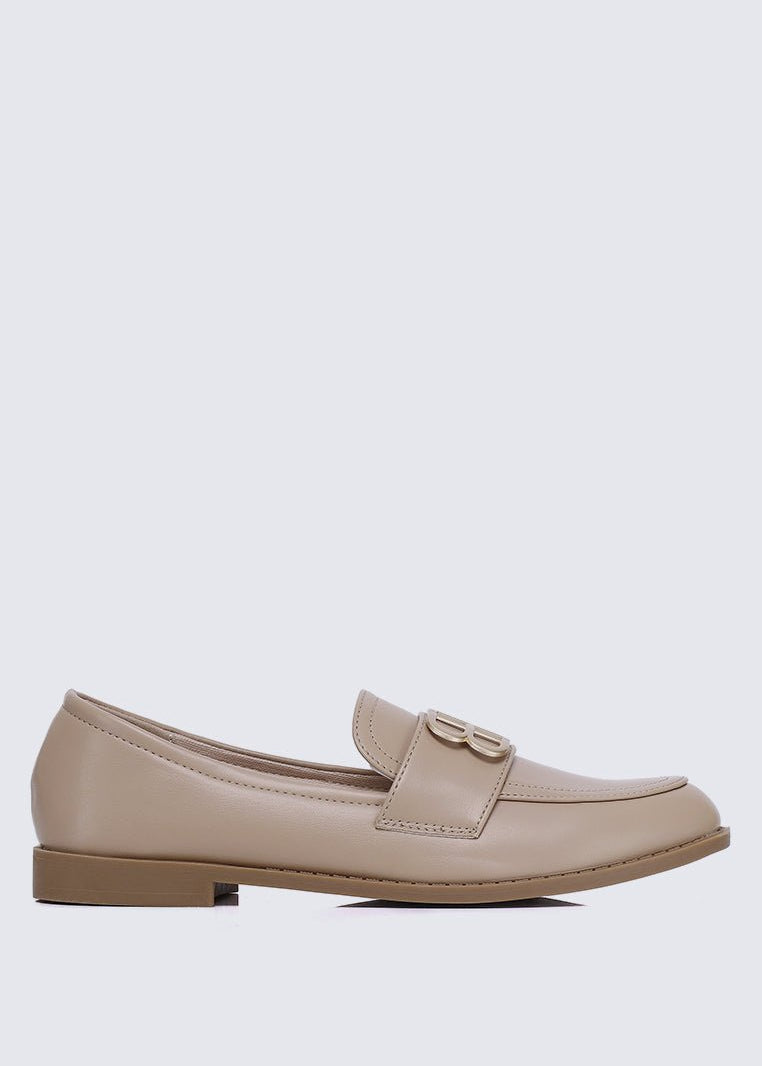 Minetta Comfy Loafers In NudeShoes - myballerine