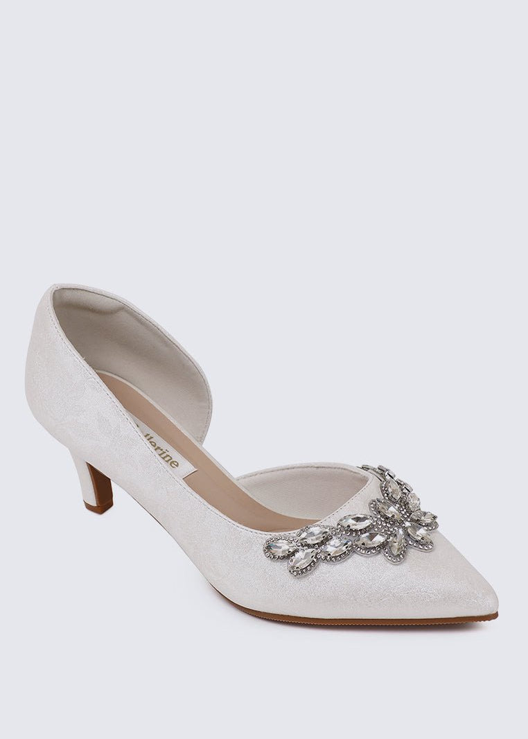 Mirelle Comfy Heels In IvoryHeels - myballerine