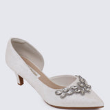 Mirelle Comfy Heels In IvoryHeels - myballerine