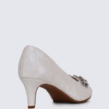 Mirelle Comfy Heels In IvoryHeels - myballerine