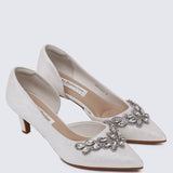 Mirelle Comfy Heels In IvoryHeels - myballerine