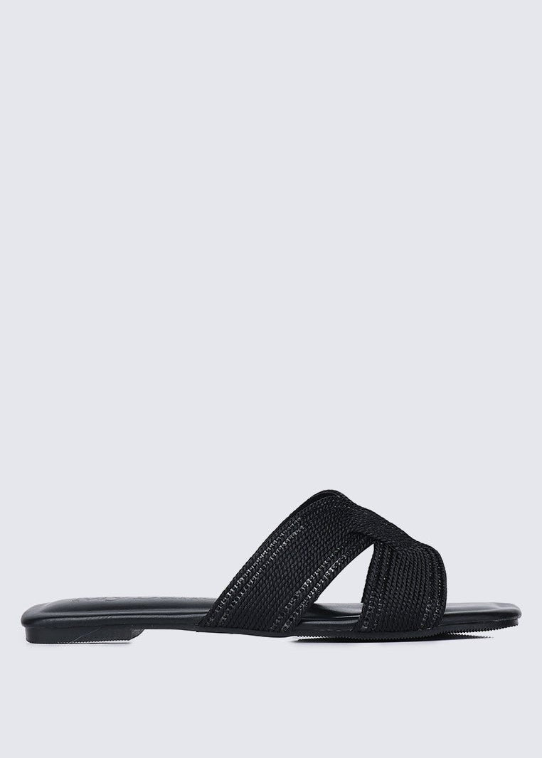 Mocca Comfy Sandals In BlackShoes - myballerine