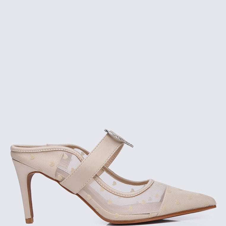 My Beloved Comfy Mules In Nude - myballerine