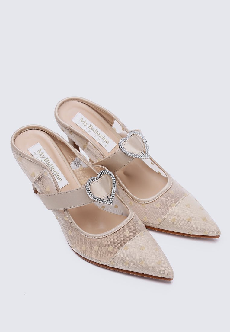 My Beloved Comfy Mules In Nude - myballerine