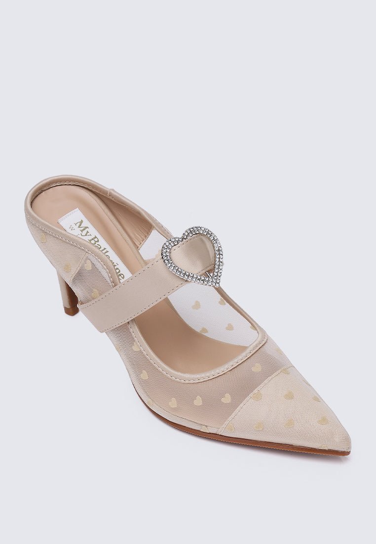 My Beloved Comfy Mules In Nude - myballerine