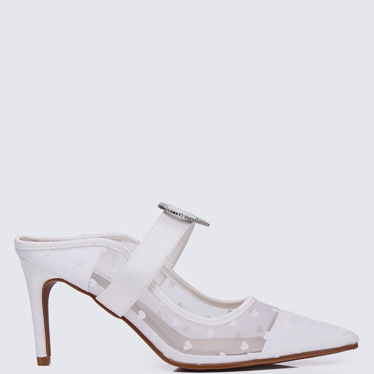 My Beloved Comfy Mules In White - myballerine