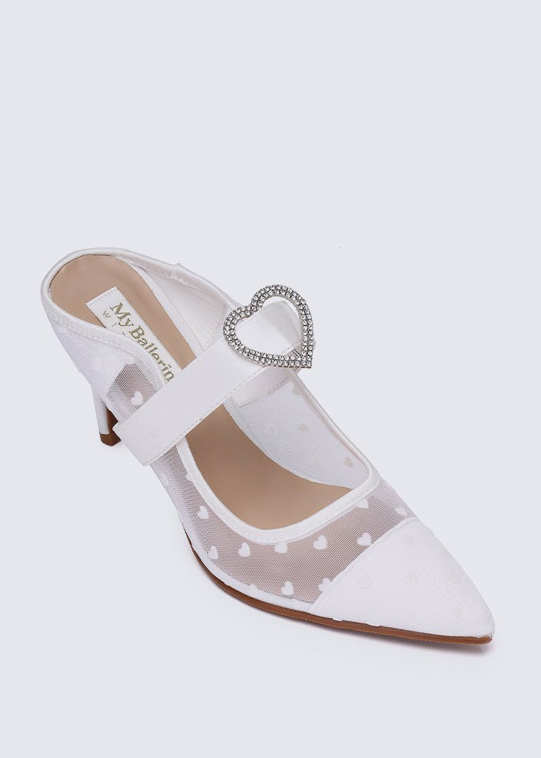 My Beloved Comfy Mules In White - myballerine