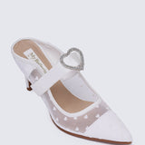 My Beloved Comfy Mules In White - myballerine