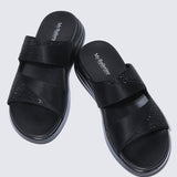 My Soft Steps Comfy Sandals In BlackShoes - myballerine