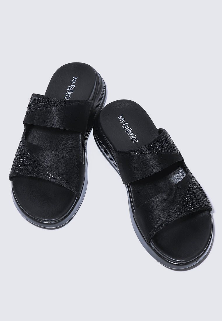 My Soft Steps Comfy Sandals In BlackShoes - myballerine