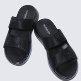 My Soft Steps Comfy Sandals In BlackShoes - myballerine