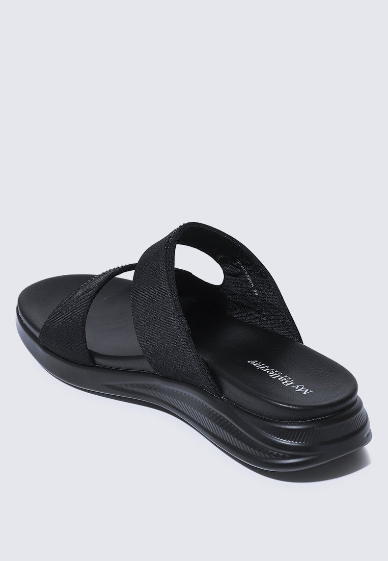 My Soft Steps Comfy Sandals In BlackShoes - myballerine